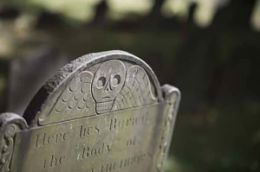 Boston Ghost Tour headstone